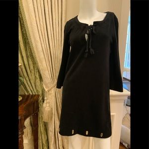 Juicy Couture French Terry Beach Cover-up Tunic with Metal Accents at Hemline